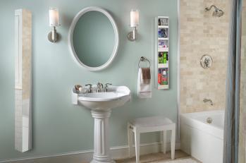 Поворотный зеркальный шкаф Shelf Iglu