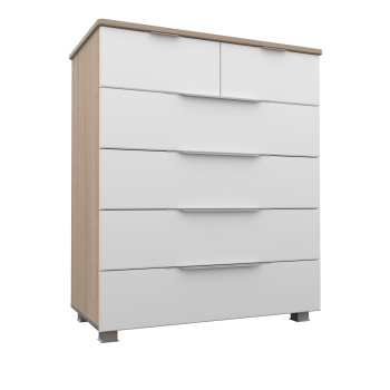 Белая эмаль/Дуб сонома