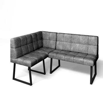 Кухонный набор Betel Угловой диван Реал (МД 1100+МД 660+МУ 590) + Стол Милан-1 нераздвижной + Стул Рим 2шт.