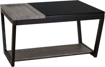 дуб шоле графит/венге/стекло черное