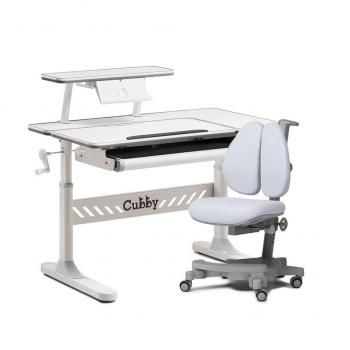 Комплект FUN DESK парта Tulipa с полкой для книг + кресло Brassica