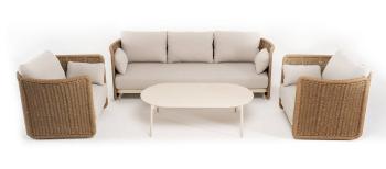 Лаундж-зона из искусственного ротанга 4sis Аликанте