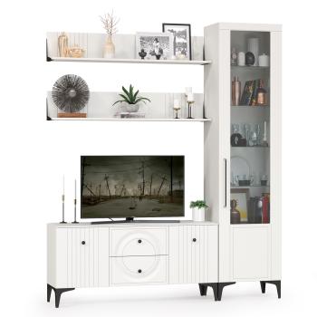 ЛДСП белый шагрень/МДФ белый шагрень