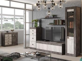 Шкаф с витриной КМК Лондон 2Д 0467.6