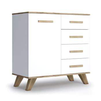 Белый, Дуб Каньон, глянец белый