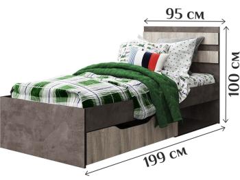 Кровать КМК Лондон 900 0467.18