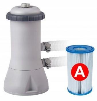 Каркасный бассейн Intex Prism Frame  с фильтром-насосом 6503л