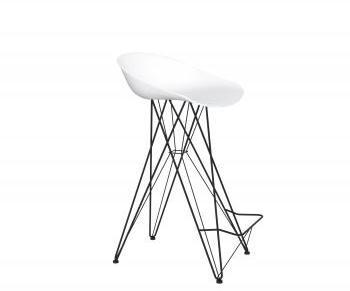 Белый/Черный муар