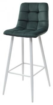 UF910-14 DARK GREEN, велюр/белый каркас