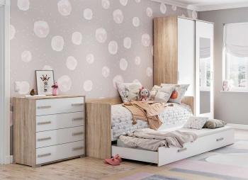 Кровать 90*200 с ящиками (без матраса) ТЭКС Бланка