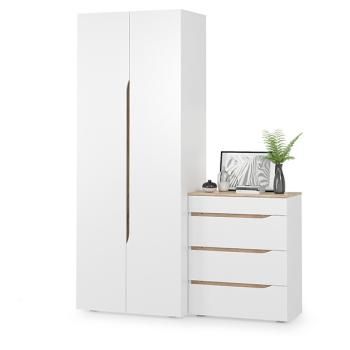 Шкаф двухстворчатый Mobi Муссон 13.198 + 13.97 Комод