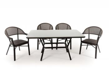 Комплект Vinotti (Стол + 4 Кресла) DS-02C