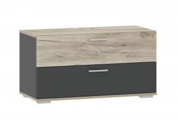 Антрацит/Дуб Крафт Серый