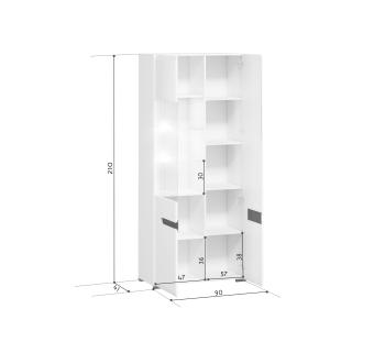 Шкаф БРВ Мебель AZTECA S205-REG1W1D/21/9