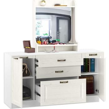 Комод + Полка Mobi Ливерпуль 10.118 с зеркалом