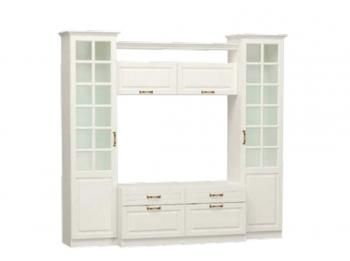 Набор мебели для гостиной Mobi Ливерпуль 1 Витрина + Пенал + Тумба + Шкаф навесной + Полка + Карниз 500 2шт