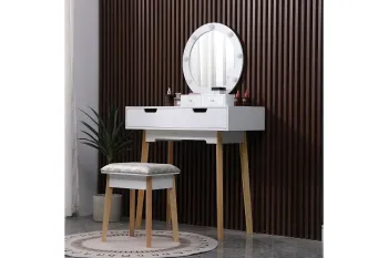 Туалетный столик с пуфом Vinotti DT-015