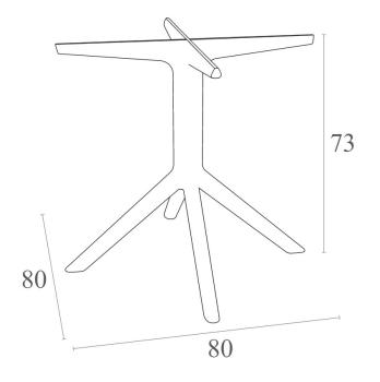 Подстолье пластиковое Siesta Contract Sky Legs