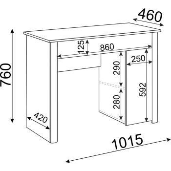 Туалетный столик Ника М28 Глэдис