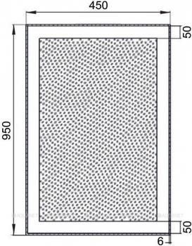 Зеркало AQUANET Алассио 4595 LED