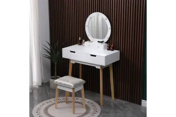 Туалетный столик с пуфом Vinotti DT-015