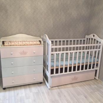 Пеленальный комод ByTwinz Версаль