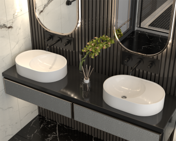 Раковина накладная Madera Luna 50