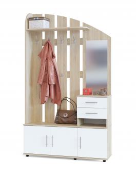 Дуб сонома/Белый