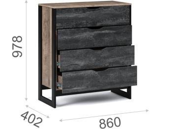 Комод Империал Стокгольм 4ящ