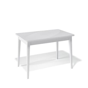 Белый/стекло белое сатин