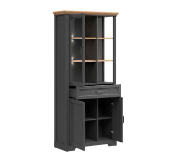 Шкаф БРВ Мебель JASMIN REG1W2D1S с подсветкой