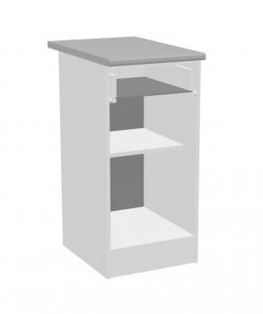 Тумба со столешницей встроенным ящиком и полкой Сокол ТК-04.1