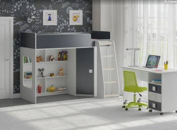 Белый/графит