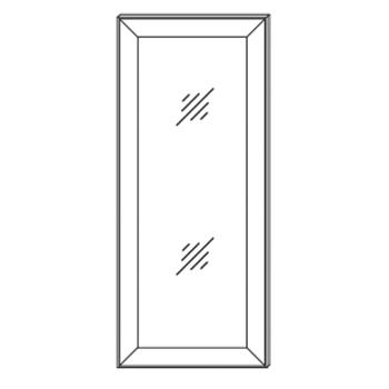 Зеркало над тумбой высокой Кураж Сиена