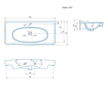 Раковина Kirovit Модерн 105