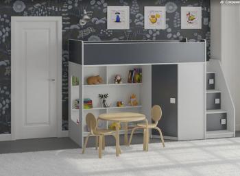 Белый/графит