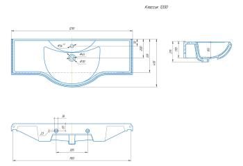 Раковина Kirovit Классик 120