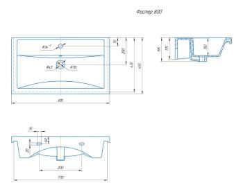 Раковина Kirovit Фостер 80