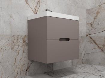 Тумба подвесная Style Line Матис 70 + Умывальник Andrea Classic 700x450x154