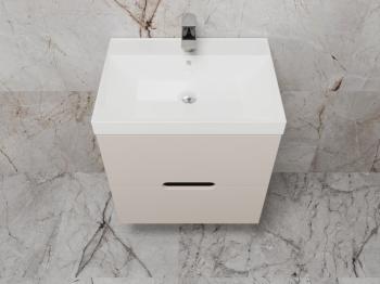 Тумба подвесная Style Line Матис 70, Classic 70, (2 ящика) + Умывальник Andrea Classic 700x450x154