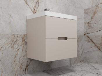 Тумба подвесная Style Line Матис 70, Classic 70, (2 ящика) + Умывальник Andrea Classic 700x450x154