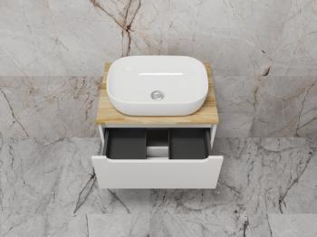 Тумба подвесная Style Line Бали 60 2 ящика со столешницей