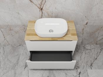 Тумба подвесная Style Line Бали 80 2 ящика со столешницей