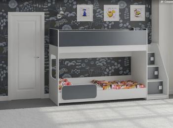 Белый/графит