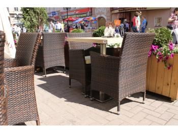 Кресло плетеное с подушкой ReeHouse GS 909