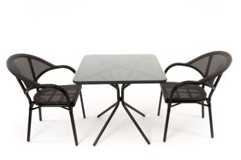 Темно-коричневый, черный