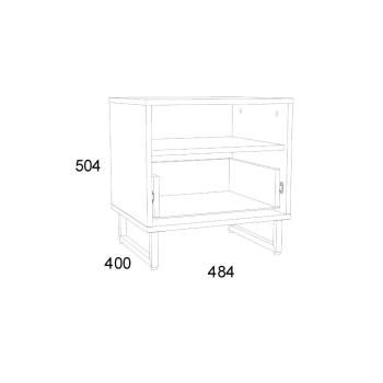 Тумба прикроватная Сильва Фолк НМ 011.36