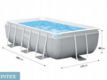 Каркасный бассейн Intex Prism Frame на 3539 л.