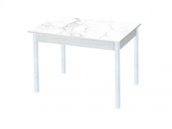 Бетон белый Белый мрамор / опора квадро белый муар