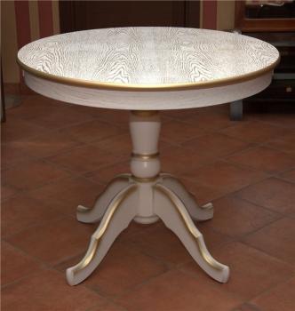 Белый / патина золото